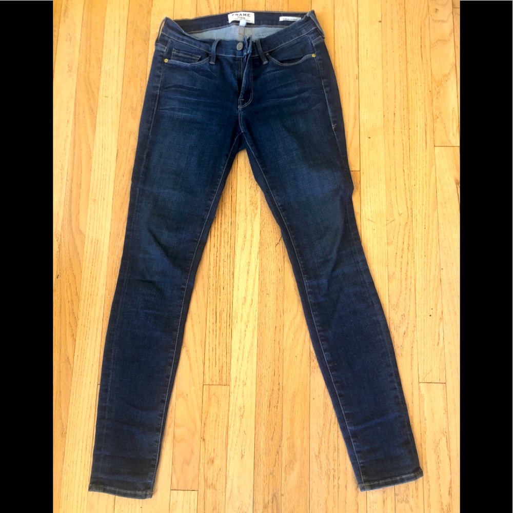 FRAME Le Skinny De Jeanne High Waisted Denim